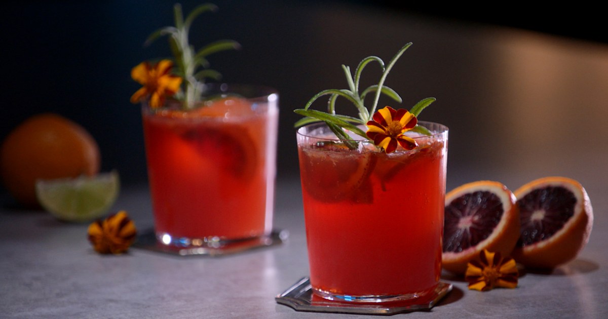 Blood Orange-White Wine Cooler Recipe