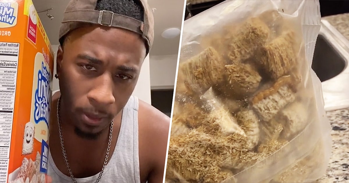 Man finds 'family' of mealworms 'having a feast' in cereal box