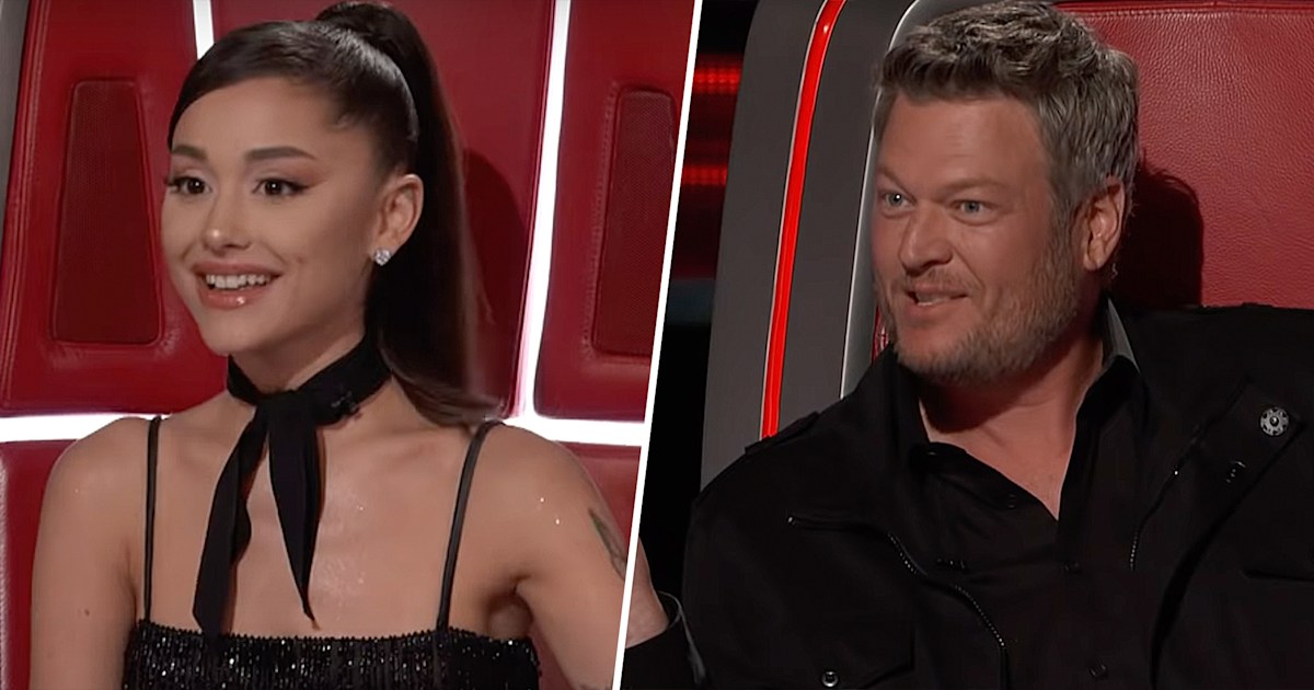 'Voice' promo highlights coaches Ariana Grande and Blake Shelton