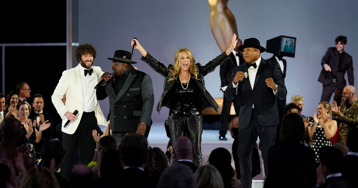 Cedric the Entertainer leads Emmys opening with Rita Wilson