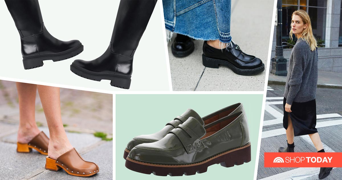 12 stylish chunky shoes to wear this fall