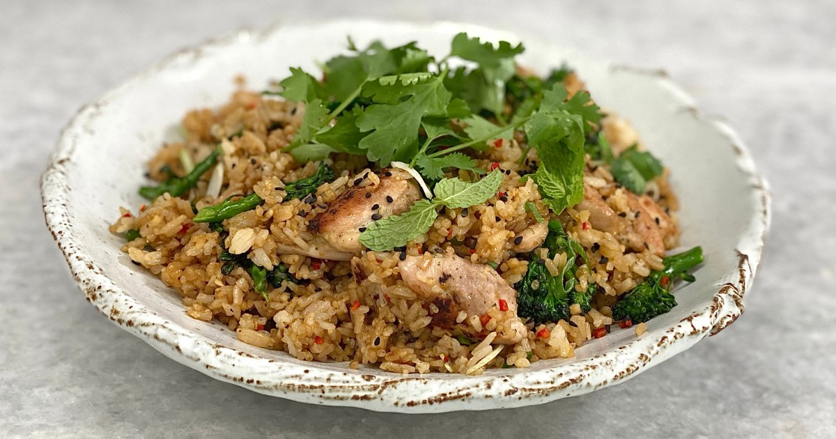 Curtis Stone's Green Curry Chicken Fried Rice Recipe