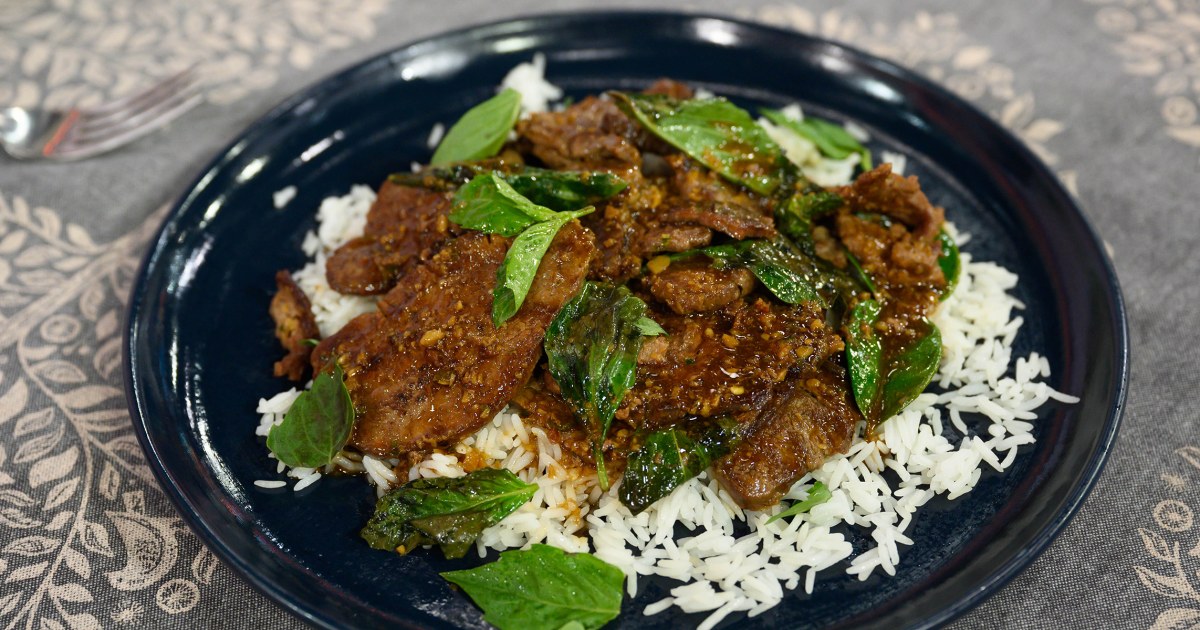 Spicy Beef Stir-Fry with Basil Recipe