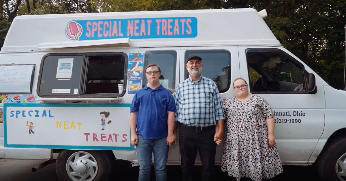 Dad of 10 drives ice cream truck to support his kids with Down syndrome