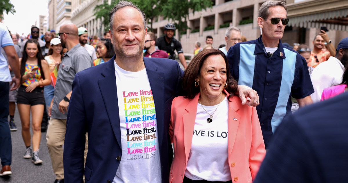Doug Emhoff posts sweet birthday tribute to wife, VP Kamala Harris