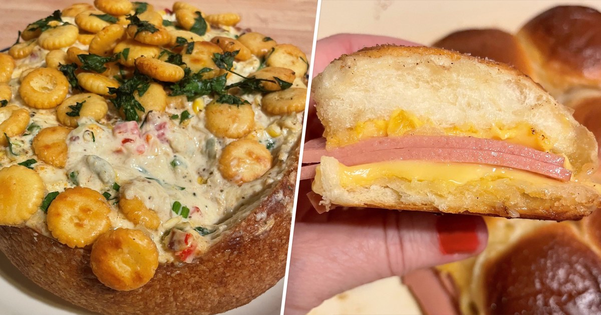 Katie Lee Biegel makes clam chowder tip and baked bologna sliders for