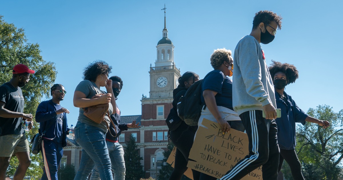 Blackburn Takeover: Howard University students protest over poor