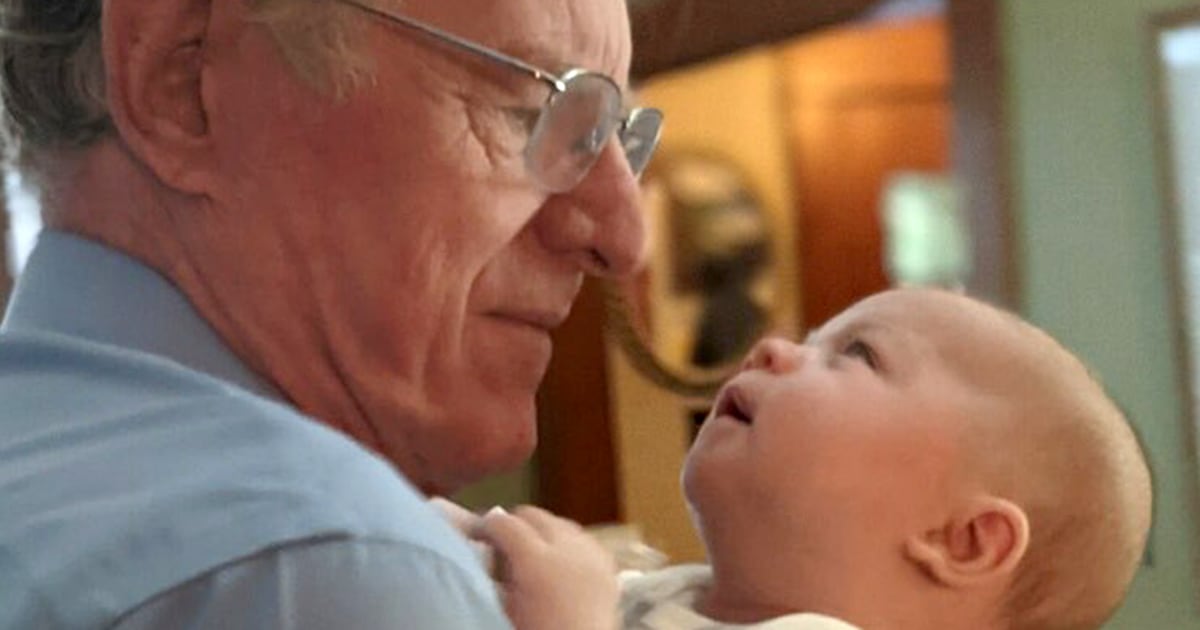 Ed Begley Jr. shared a photo with newest grandchild, Ari