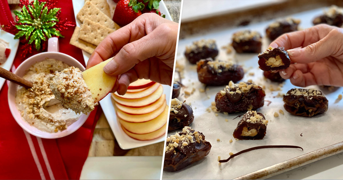 Joy Bauer's healthier holiday treats Eggnog dip recipe