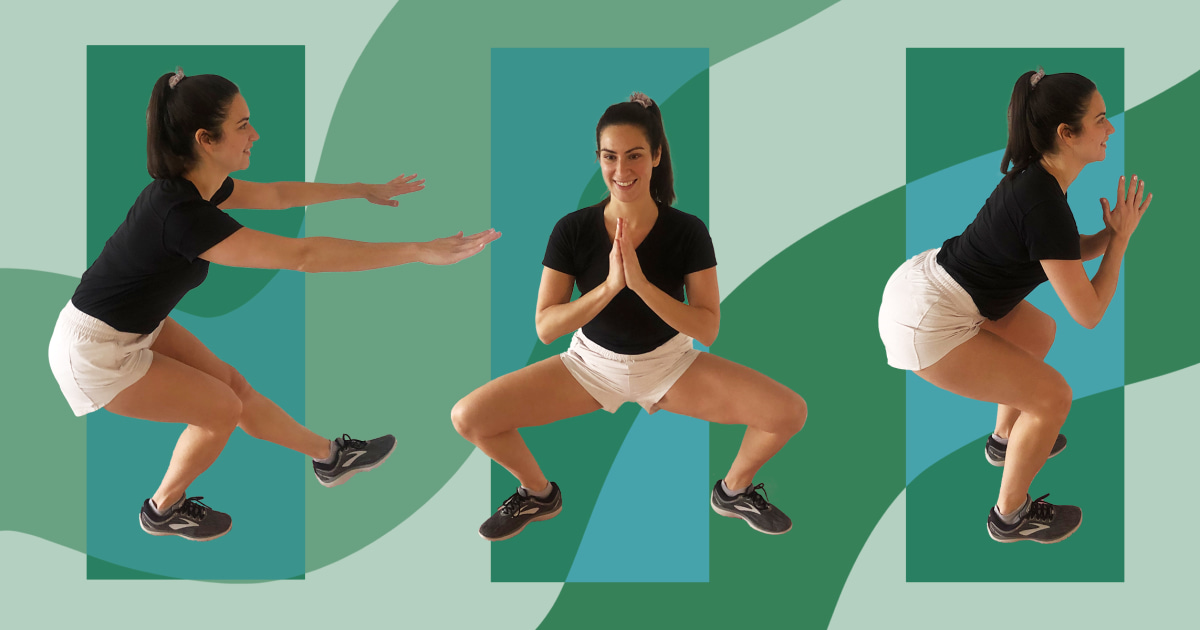 A 5-minute squat routine to work your glutes from every angle