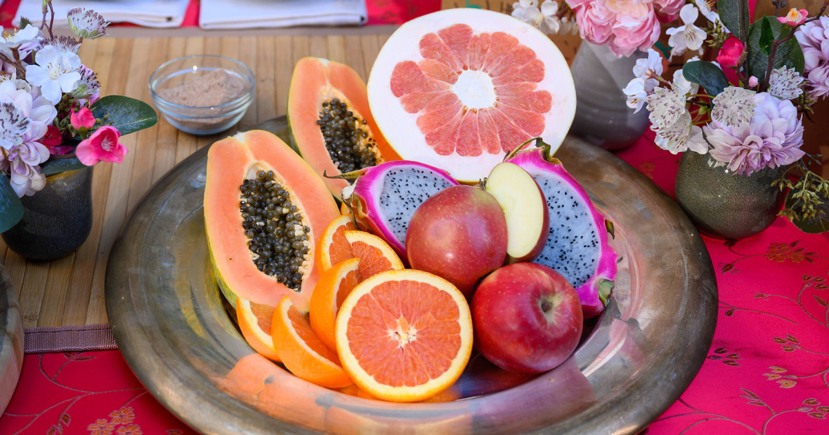 Lunar New Year Fruit Plate Recipe