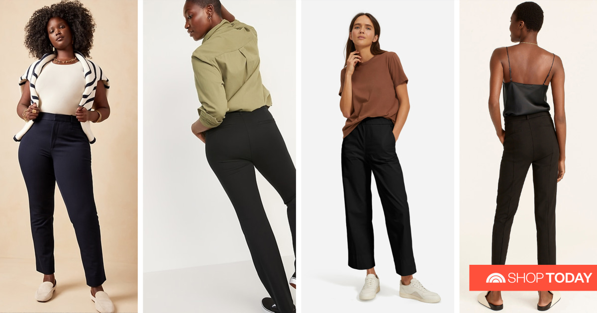Buy Women Black Solid Casual Regular Fit Trousers Online - 777099 | Van  Heusen-baongoctrading.com.vn