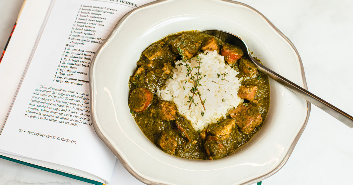 Leah Chase's Gumbo Z'Herbes (Green Gumbo) Recipe