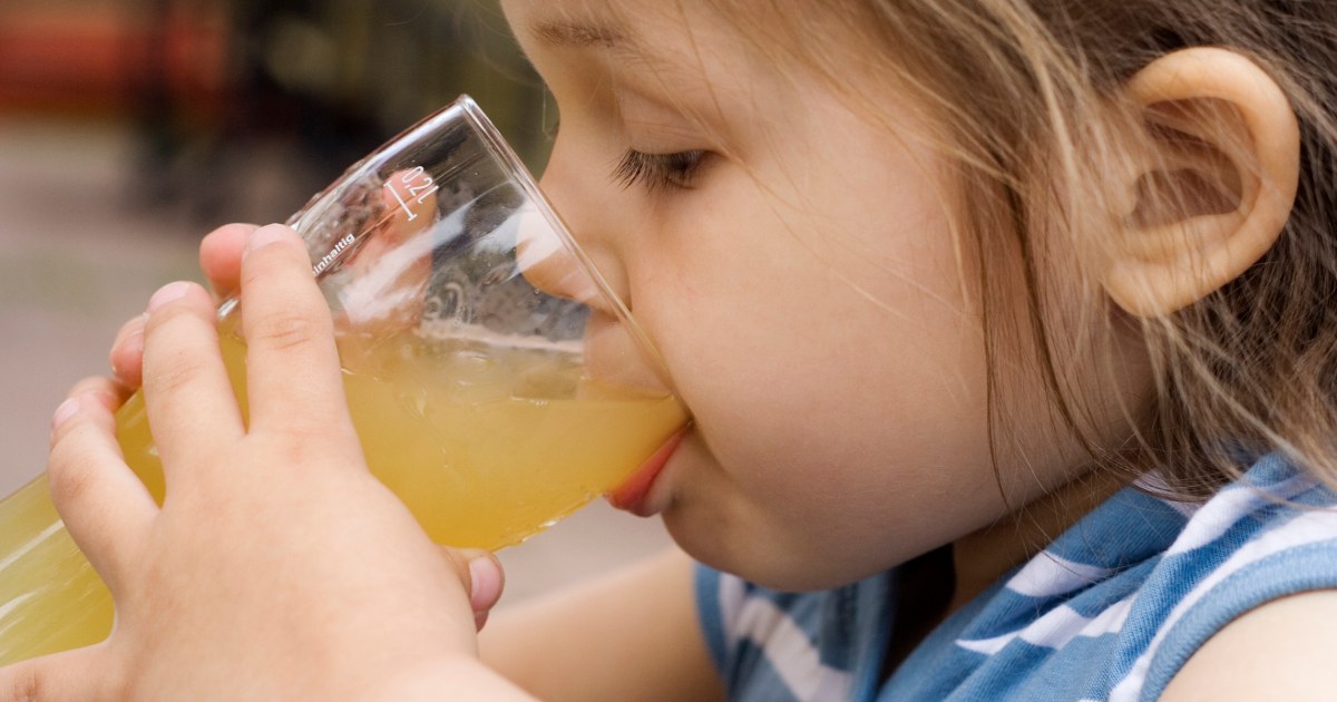 Lead In Juice FDA To Lower Limits To Reduce Child Exposure