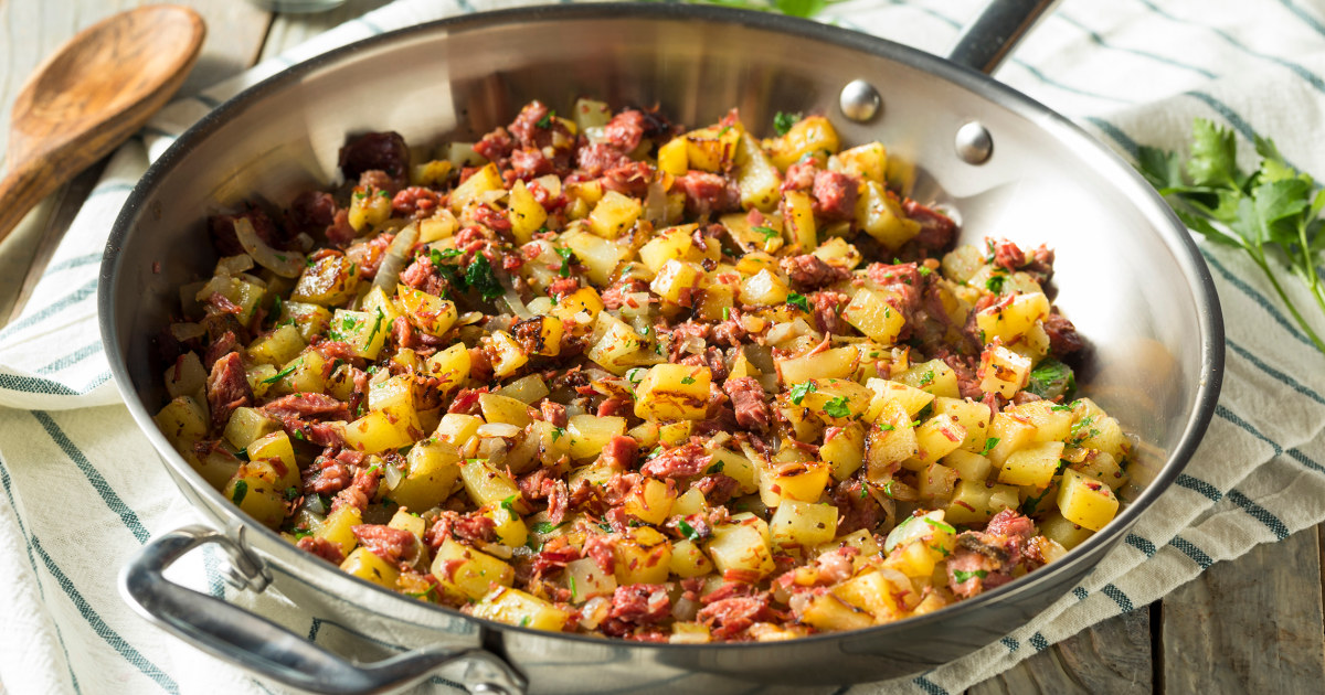 Corned Beef Hash with Cherry Peppers Recipe