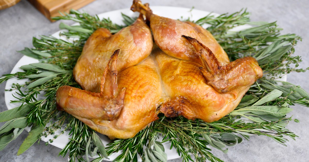 Sohla El-Waylly's Herb Roasted Turkey and Honey-Thyme Gravy RecipeToday LogoSearchSearchNBC News LogoNBC News LogoToday Logo