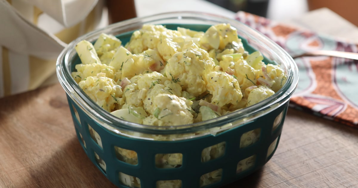 Valerie Bertinelli puts a lighter spin on potato salad with cauliflower