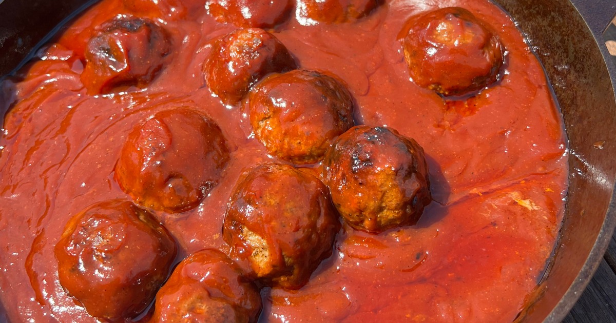 These meatballs have all of the taste of a backyard barbecue in one bite