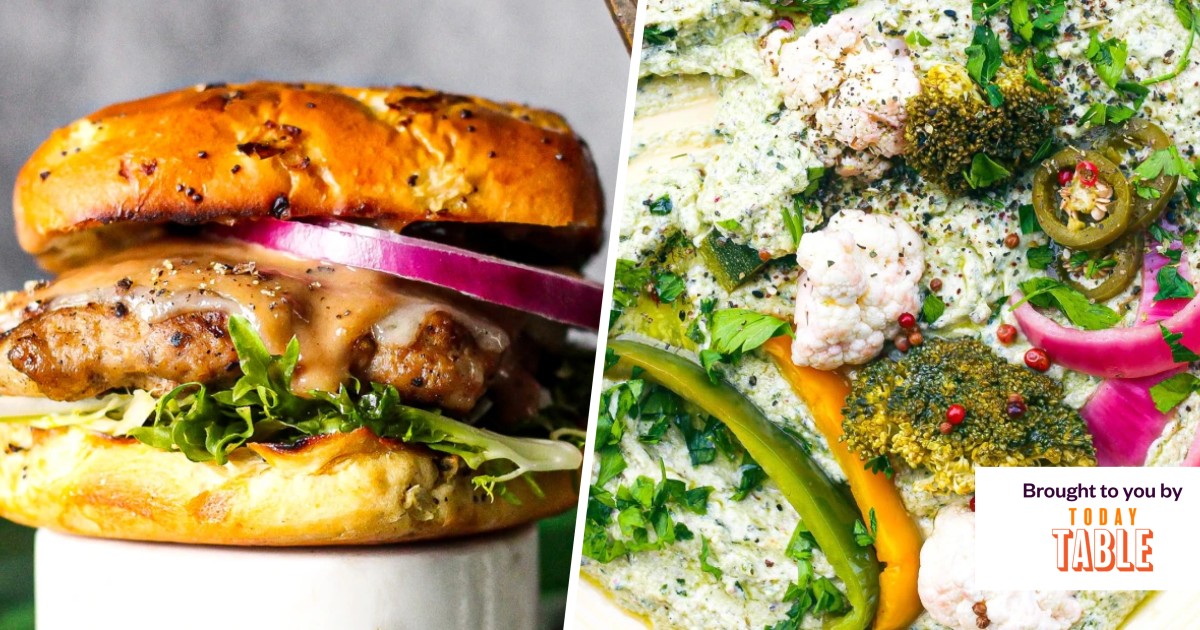 Flavorful turkey burgers, whipped feta dip and more recipes to make this week