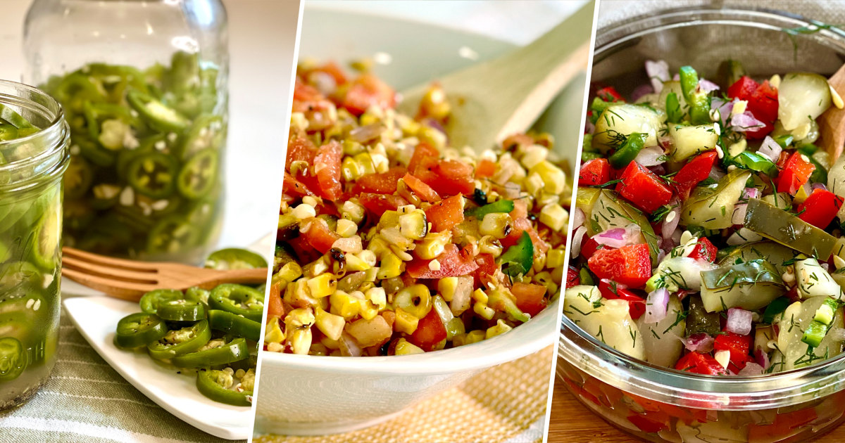 Joy Bauer’s Taco Toppers ‘Pickle’ de Gallo, Corn Salsa and Pickled