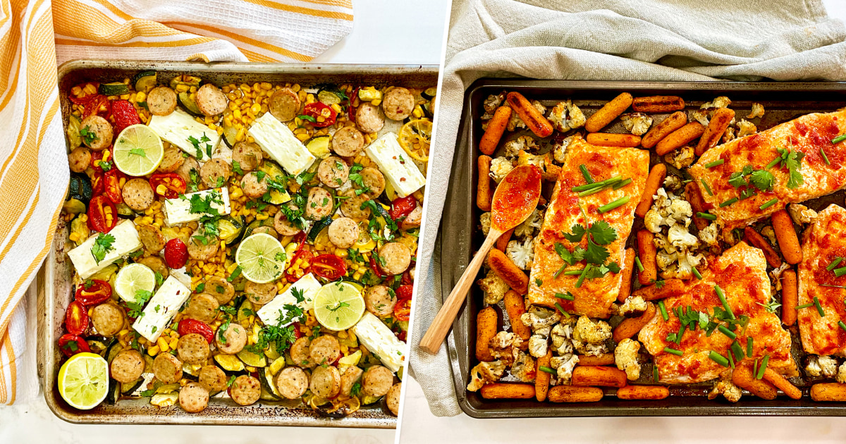 Joy Bauer Keeps Cleanup Easy With 2 Healthy SheetPan Suppers