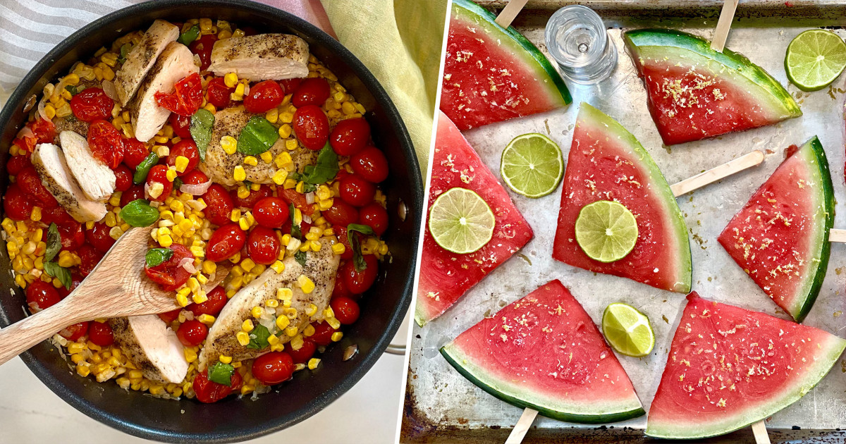 joy-bauer-savors-the-last-of-summer-with-skillet-chicken-and-watermelon-margarita-pops