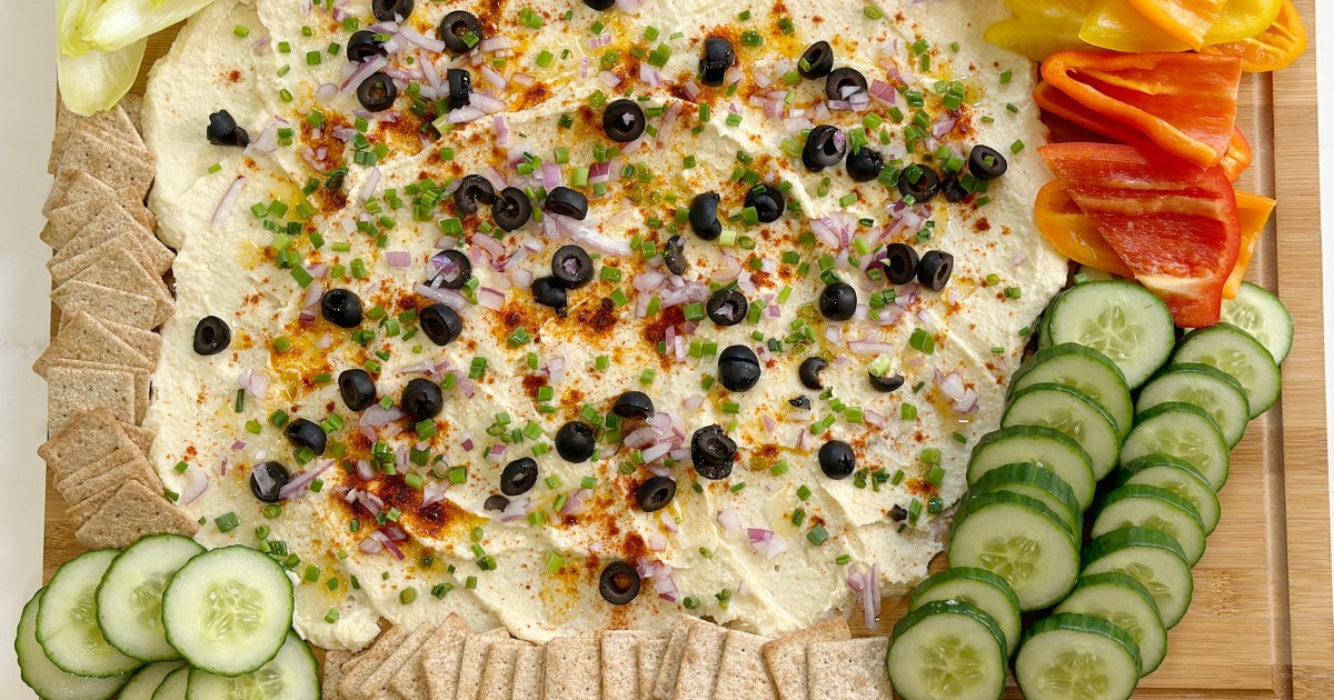 Mediterranean Hummus Board