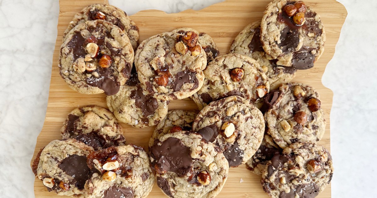 Candied HazelnutChocolate Chunk Cookies Recipe