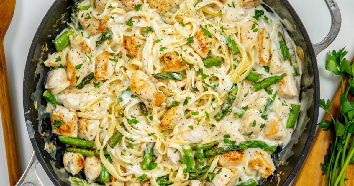 Lightened-up Chicken Alfredo Recipe