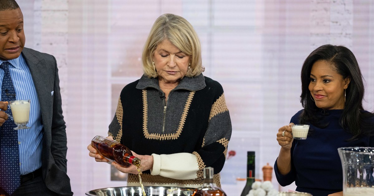 Martha Stewart Makes Her Famous Eggnog and Noel Nut Balls for the Holidays