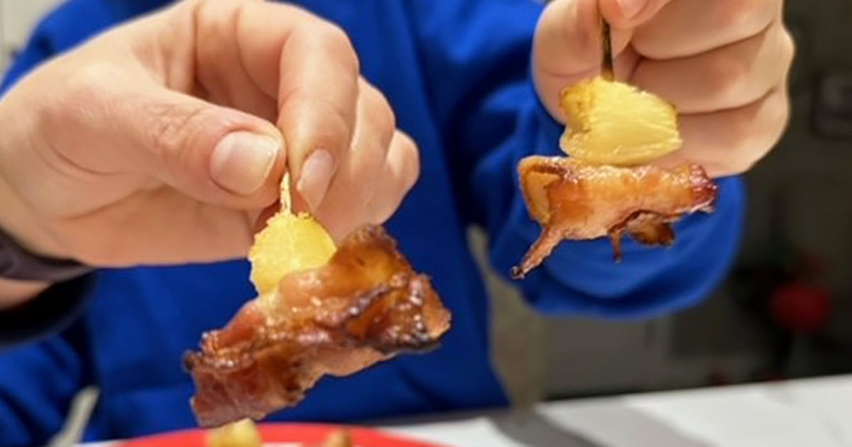 Dylan Dreyer's BaconWrapped Water Chestnuts Recipe