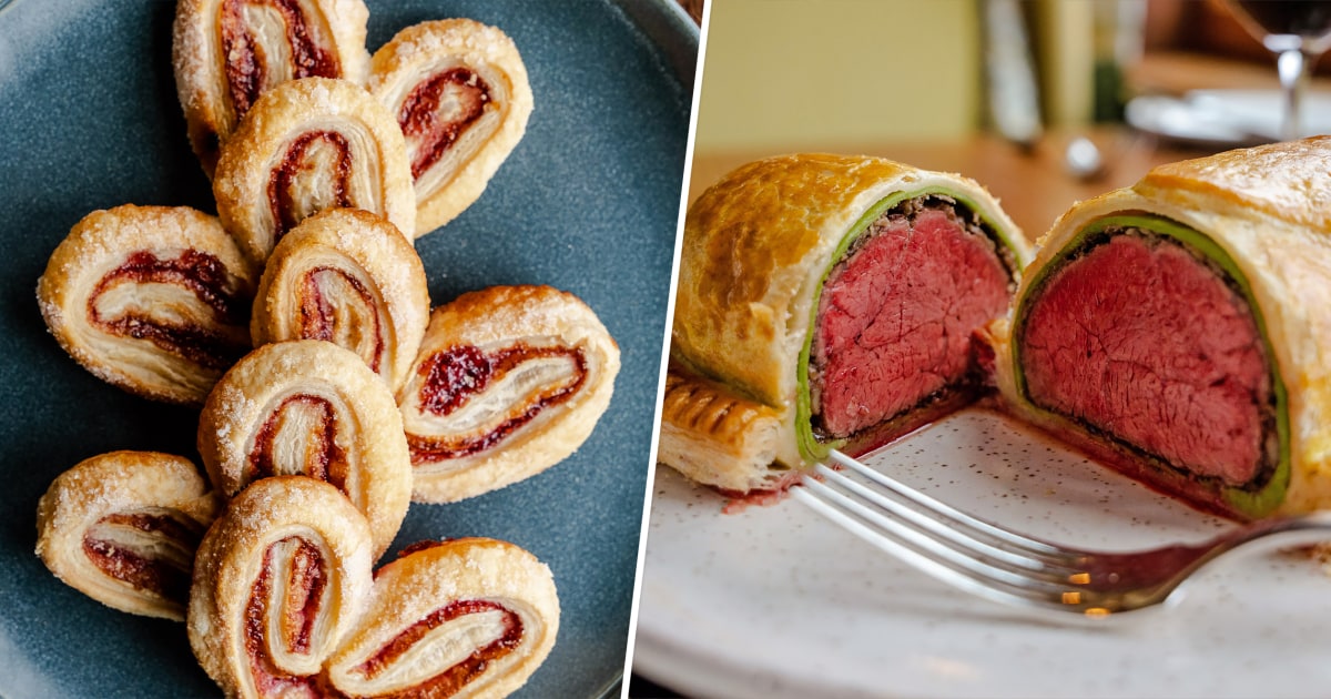 Puff pastry two ways for Valentine's Day: Beef Wellington and sweet palmiers