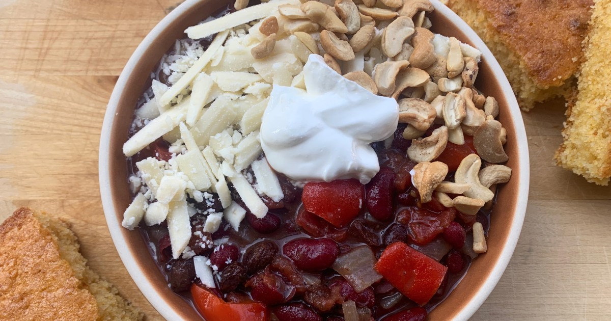 OnePot Vegetarian Chili Recipe