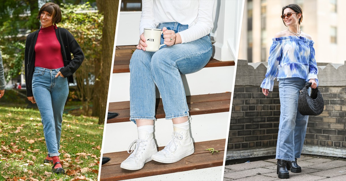 How to wear mom jeans to go with any outfit - TODAY