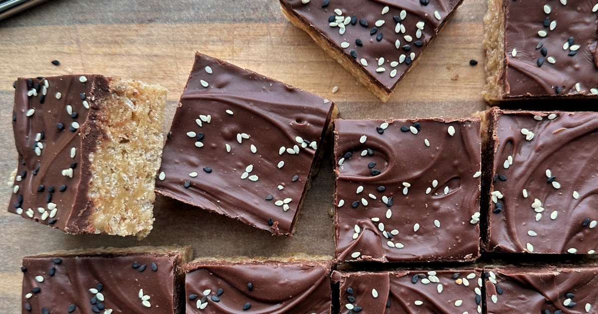 Tahini Scotcheroos