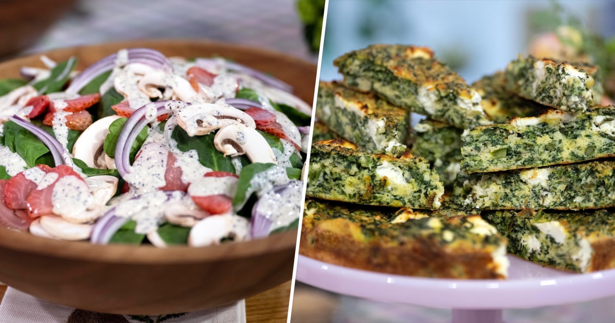 Katie Lee Biegel Makes the Most of Spinach with a Springy Frittata and