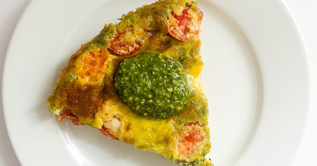 Tomato Pesto Frittata Recipe