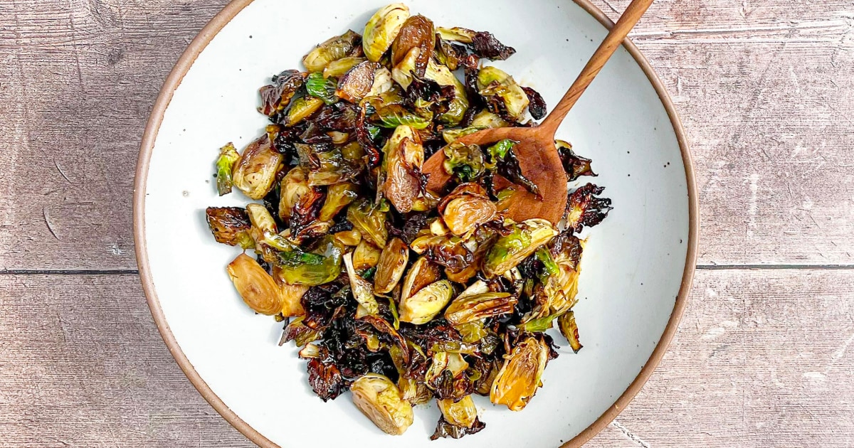 For the crispiest Brussels sprouts, use an air fryer