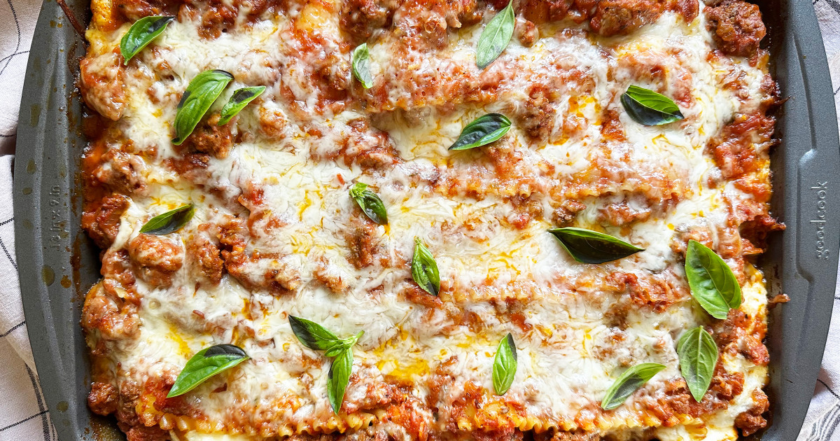 Easy Lasagna Recipe - The Today Show