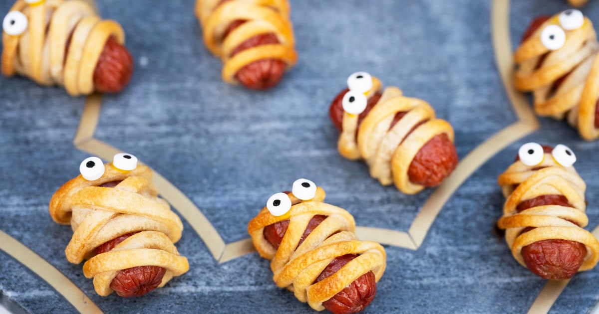 Mini Mummy Hot Dogs Recipe