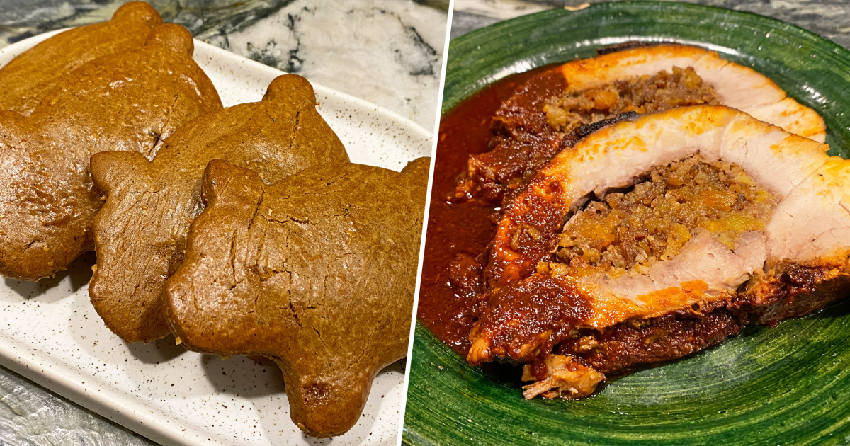 Rick Martinez Makes Mexican Roast Pork and Pig Cookies for Christmas