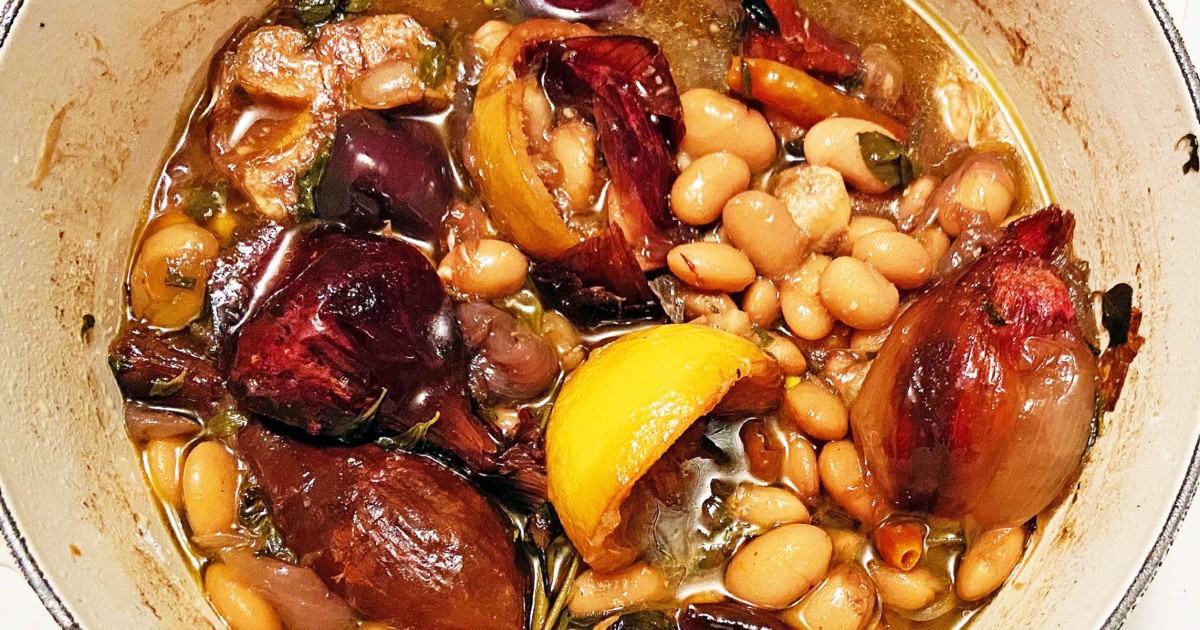 Alison Roman's Brothy Beans Recipe