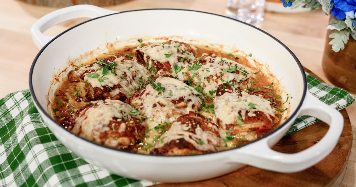 Skillet French Onion Chicken Recipe