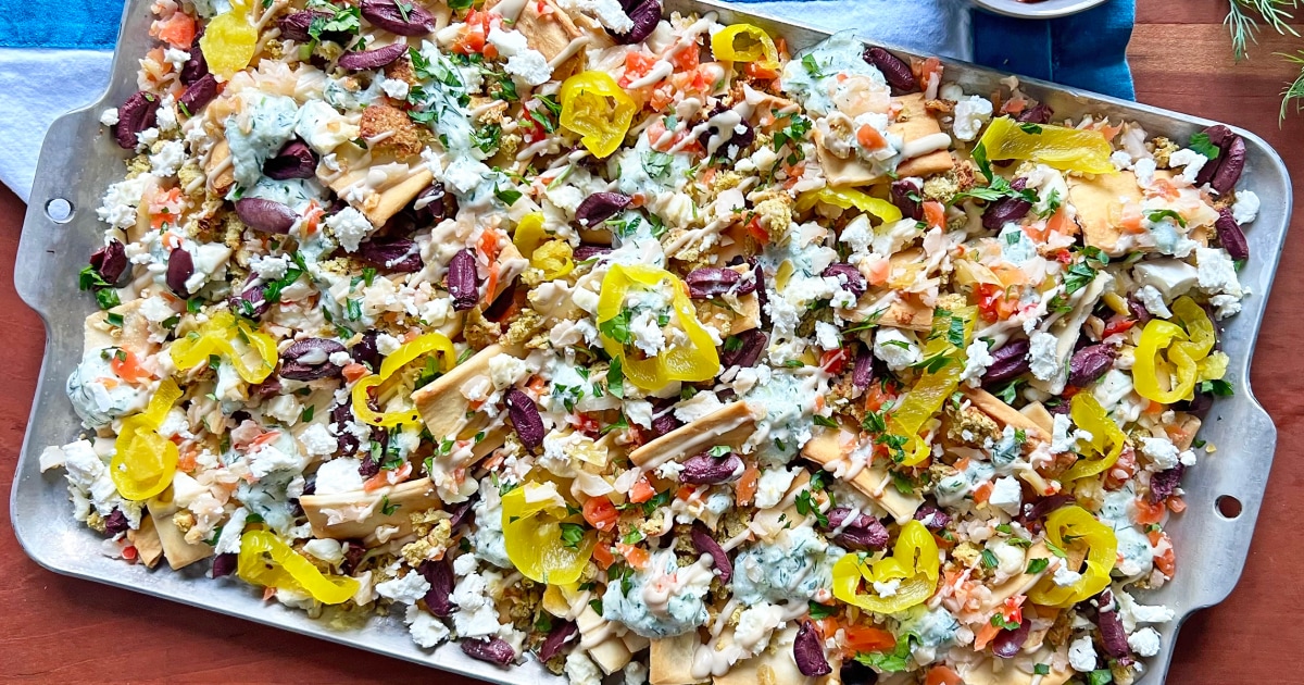 Mediterranean-Style Nachos Recipe