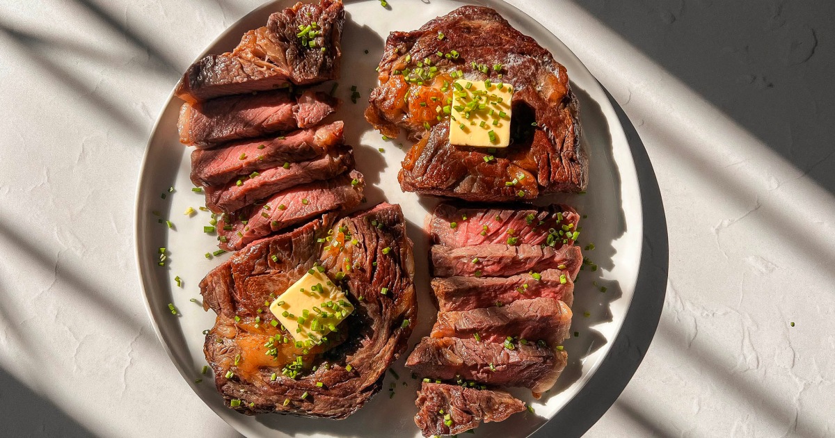 Air Fryer Ribeye Steaks Recipe