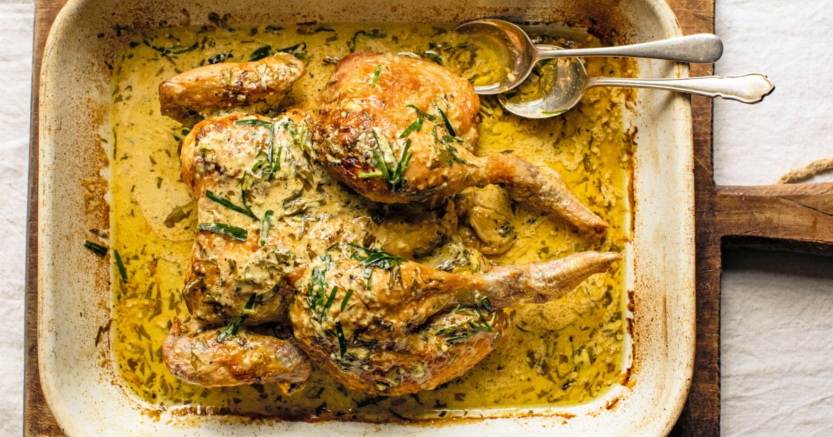 Tarragon Roast Chicken Recipe