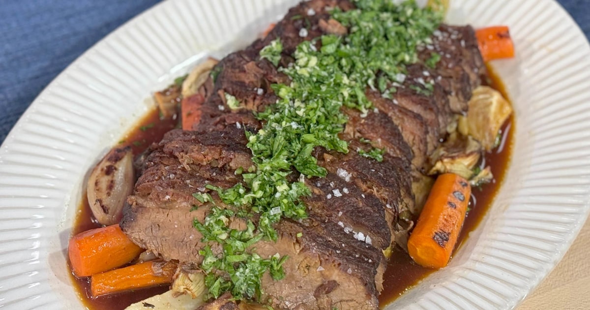 Gail Simmons' Horseradish Brisket