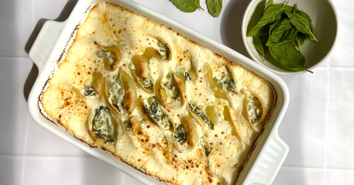Spring Primavera Stuffed Shells Recipe