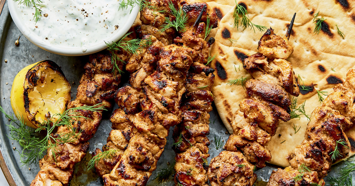 Grilled Cumin Chicken Kebabs