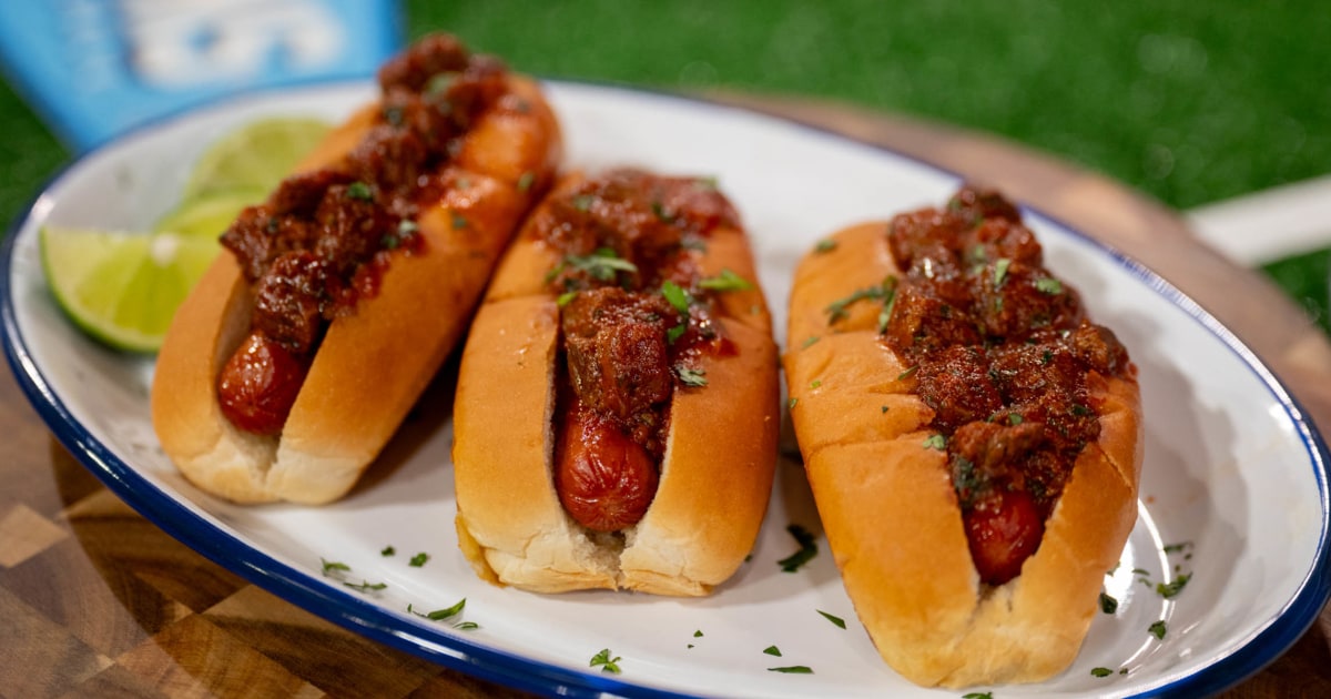 Coney Dog with Texas Chili